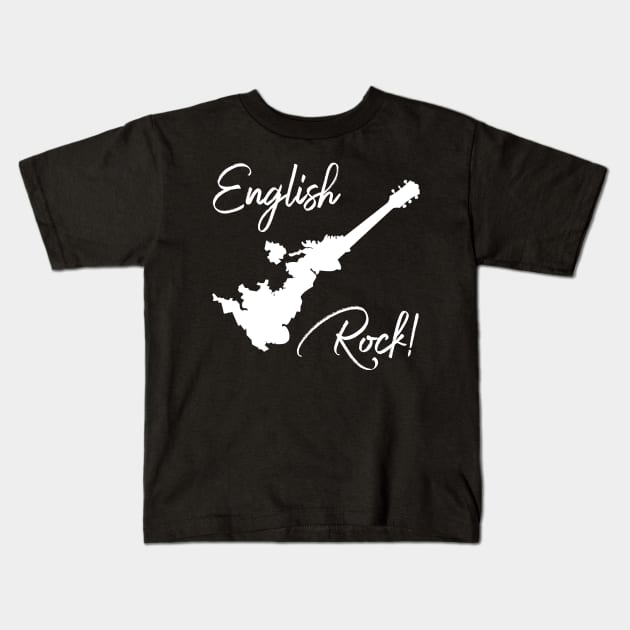 English Rock! Kids T-Shirt by MessageOnApparel